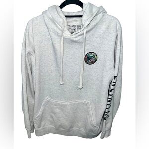 Back To Cali Livin The Dream Encinitas Light Gray Hoodie Unisex Size Large EUC